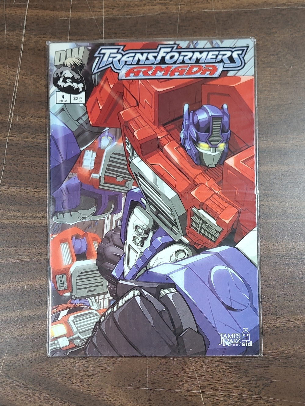 Transformers Armada Comic Book #4 November 2002 Bagged